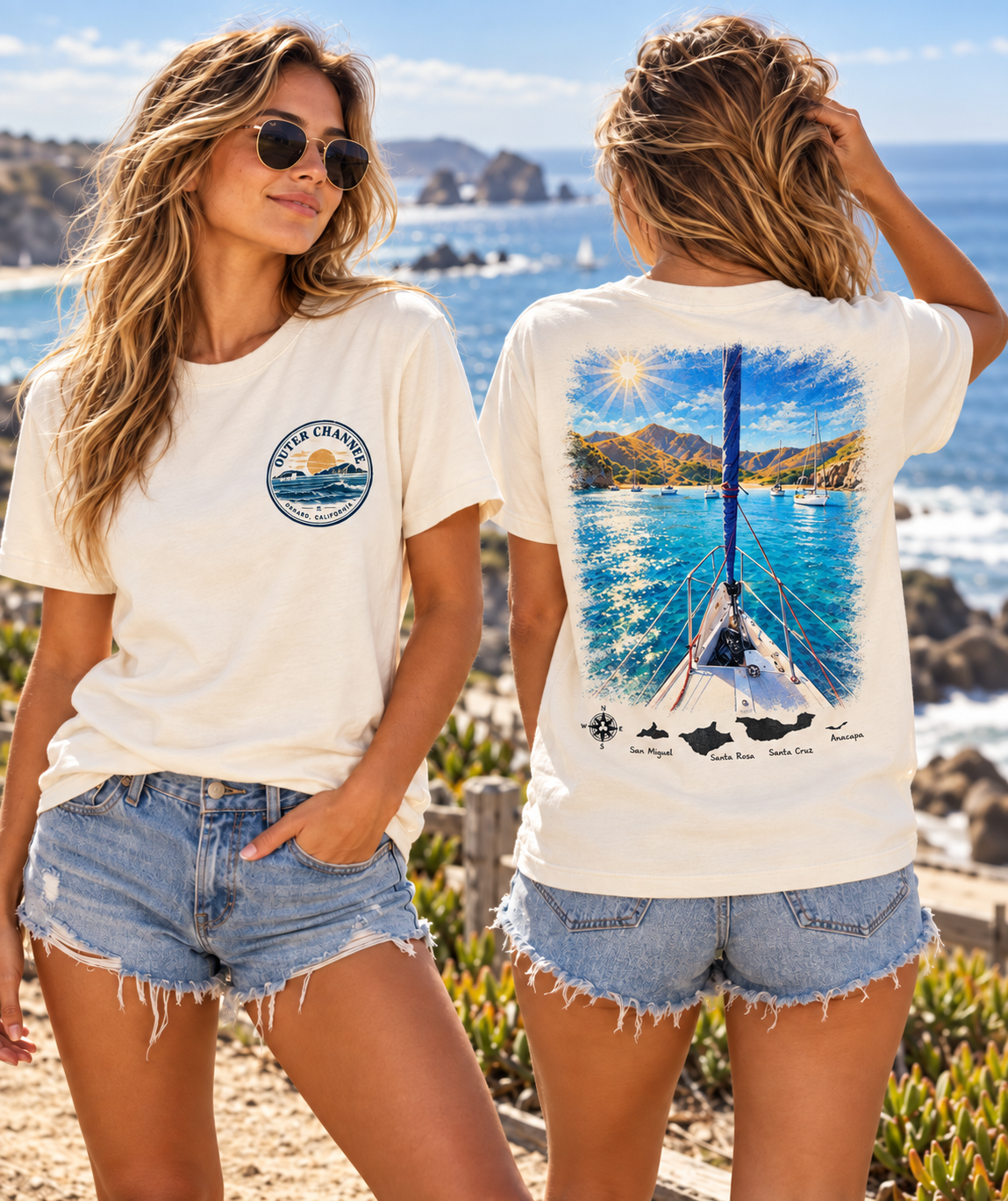 Coches Prietos Tee — Channel Islands, CA